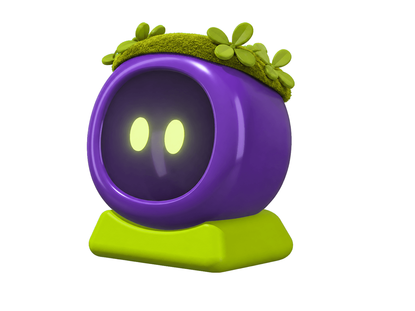 Concept visual placeholder: a Gara desktop base surrounded by plants and natural textures